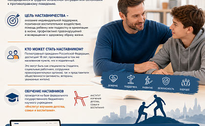 Станьте наставником – измените жизнь ребенка к лучшему!
